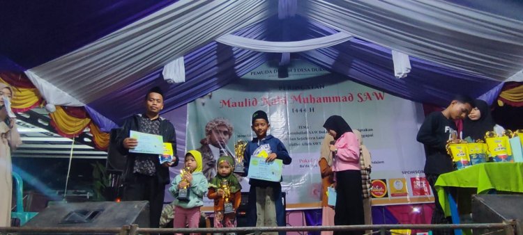 PERINGATI MAULID NABI, KARANG TARUNA DESA DUKUH DALEM GELAR LOMBA DAN CERAMAH KEISLAMAN