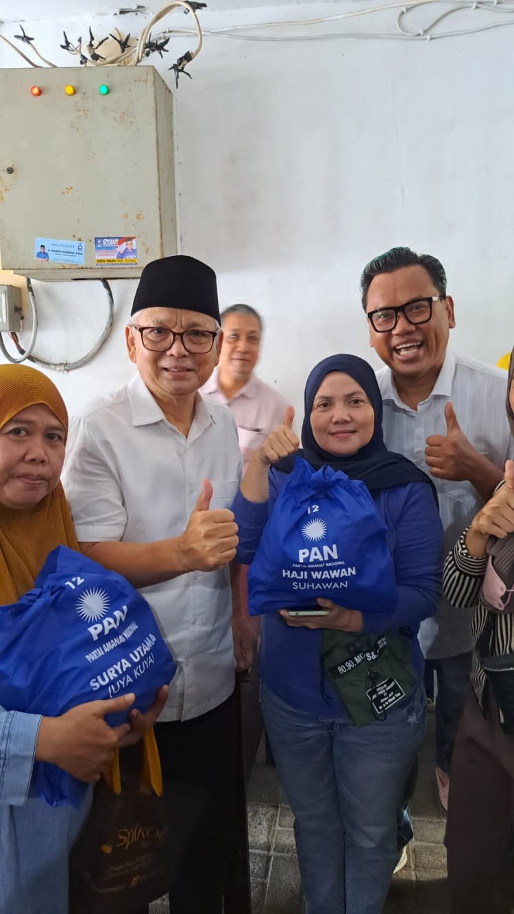 H Wawan Suhawan Bagikan 2.000 Paket Sembako Murah untuk Warga DKI Jakarta