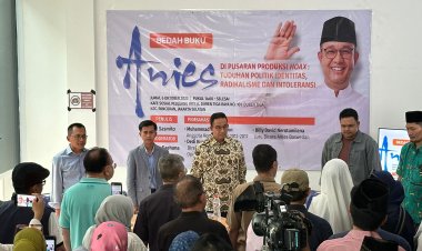 Relawan Sohib AMIN Launching Buku Berjudul Anies di Pusaran Produksi Hoax