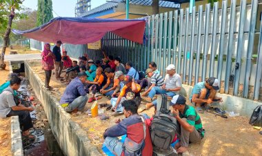 Tuntut Keadilan, PUK SPAI FSPMI PT. Dinar Makmur Cikarang Bertahan Di Tenda Juang