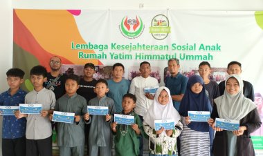 GERAKAN NANGGERANG BERSATU DESA LANGSEB ADAKAN SANTUNAN