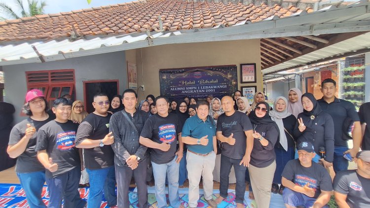 SOLIDARITAS TANPA BATAS, ALUMNI SMPN 1 LEBAKWANGI ANGKATAN 2001 GELAR BERKAH RAMADHAN DAN HALAL BIHALAL