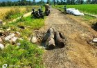 JEMBATAN RUSAK DI BENDUNGAN–LANGSEB, WARGA PASANG KAYU DARURAT