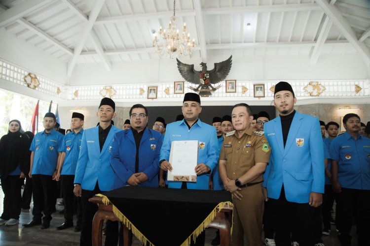AYEP SETIAWAN DILANTIK JADI KETUA KNPI KUNINGAN, PEMUDA DIDORONG BERGERAK LEBIH NYATA