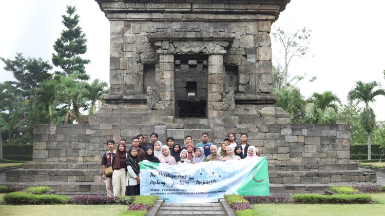 Dari Ruang Kelas Situs Sejarah: Mahasiswa SPI UINKHAS Jember Belajar Menjaga Warisan Bangsa di Candi Badut