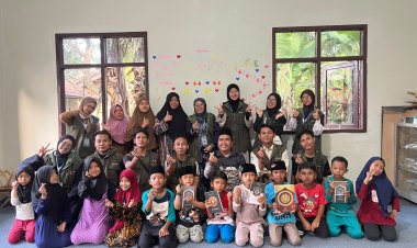 PERPISAHAN KKN UNISA KUNINGAN BERSAMA SANTRI MDTA TONJONG DESA SANGKANURIP PENUH HARU DAN KENANGAN