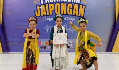 TIGA SISWI SDN KADURAMA II TAMPIL DI PASANGGIRI JAIPONGAN NATYAKALA EKADASA KUNINGAN 2026